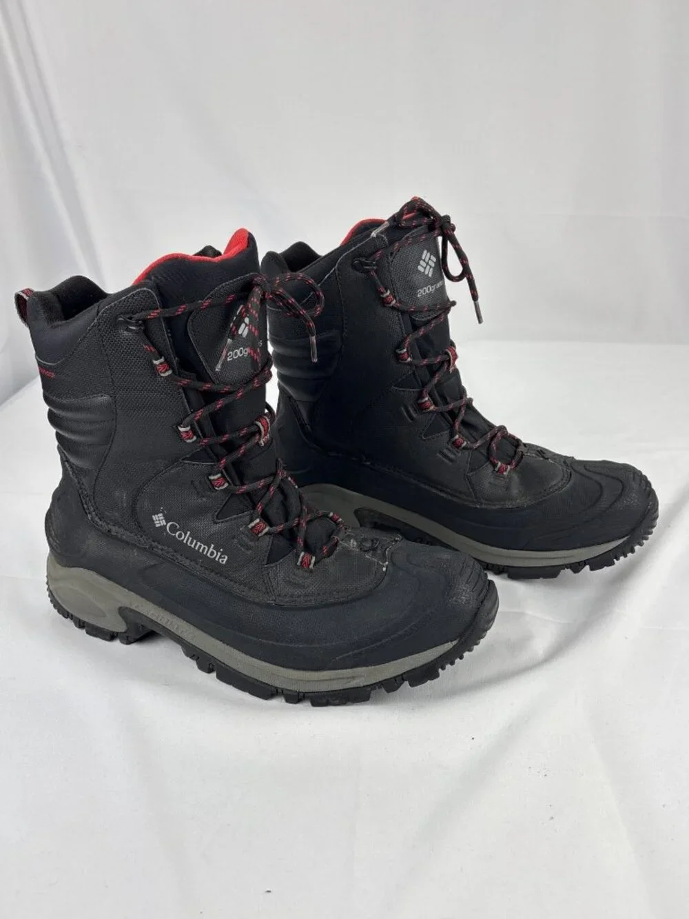 Columbia Bugaboot III Winter Snow Boots Gorpcore Utilitarian Heavy Duty Black Re